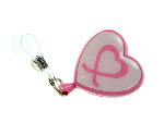 breast cancer awareness ID badge reel